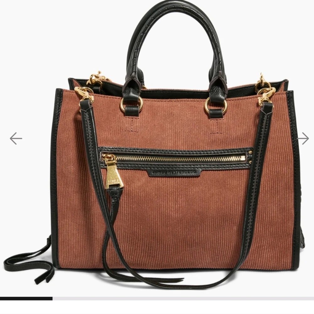 Aimee Kestenberg Tan and Black Satchel